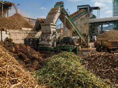 Agricultural and energy-crop biomass pellets