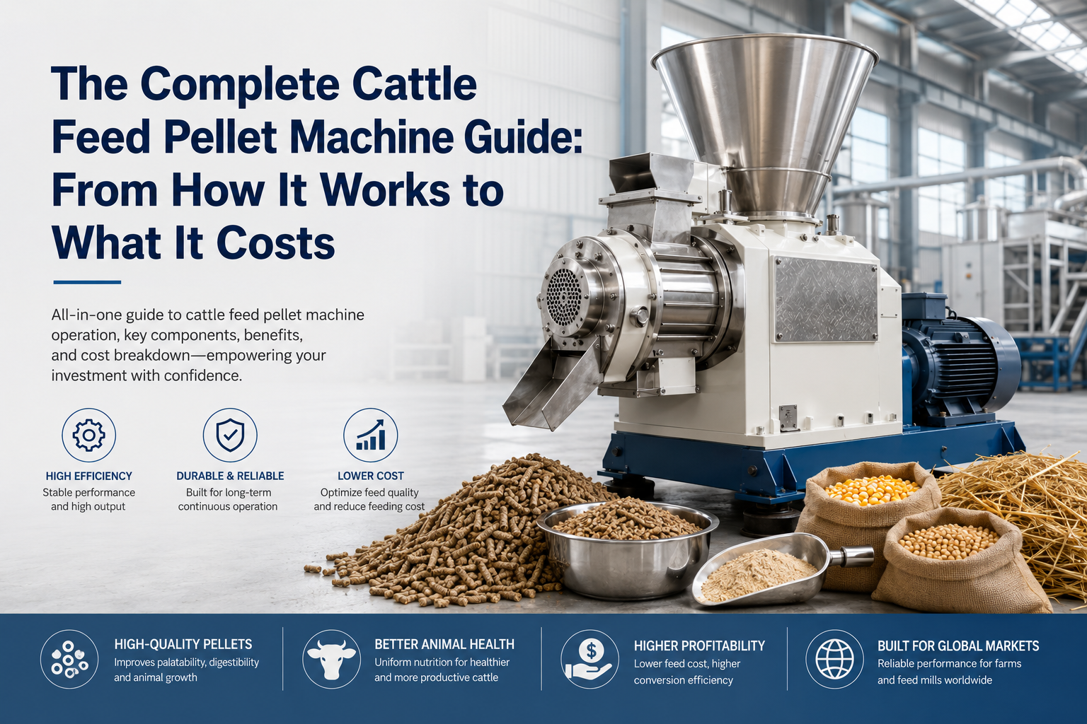 The Complete Cattle Feed Pellet Machine Guide: From How It Works to What It Costs