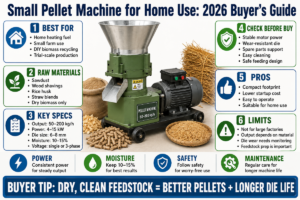 Small Pellet Machine for Home Use: 2026 Buyer's Guide
