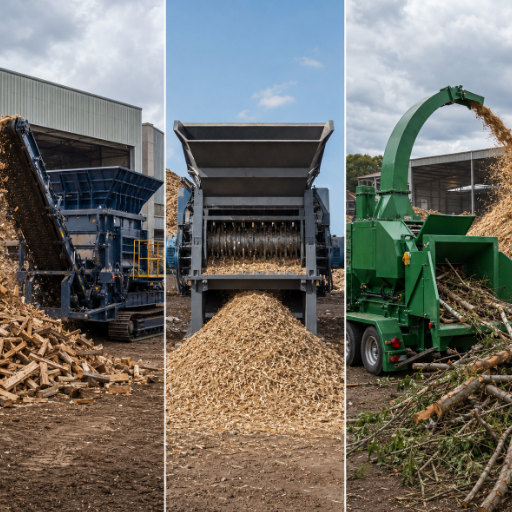 Wood Crusher vs Wood Shredder vs Wood Chipper: Side-by-Side Comparison