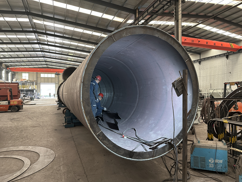 Dryer Internal Lifting Flights Welding