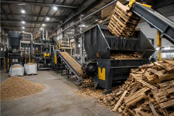 Recycler to Pellet Producer Installation