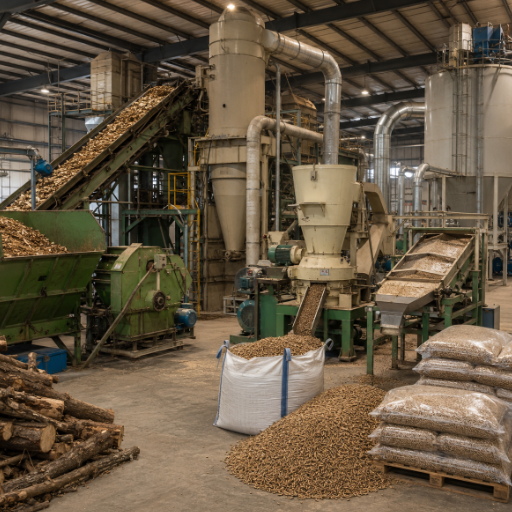 The Six Stages of Wood Pellet Production