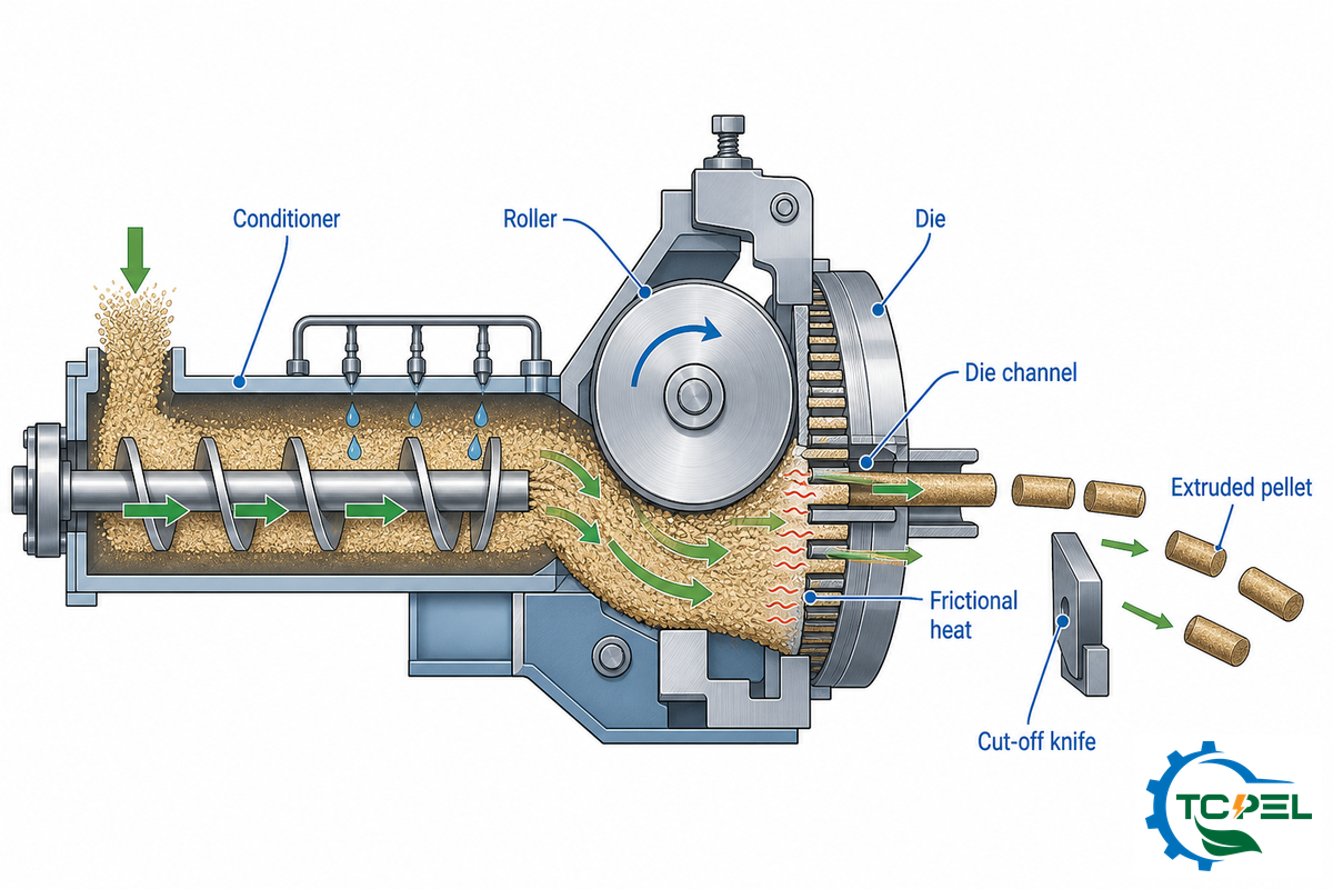 How an Animal Feed Pelletizer Works (Step by Step) — TCPEL