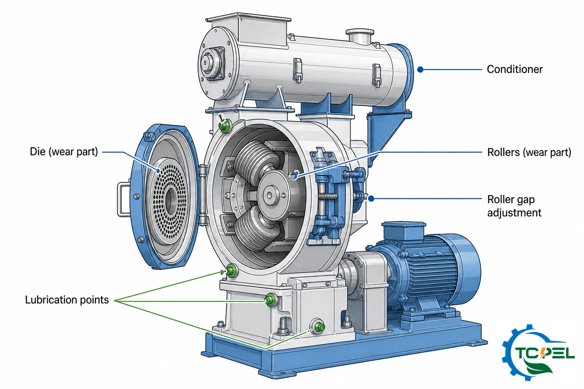 Operating and Maintaining a Feed Pelletizer — TCPEL