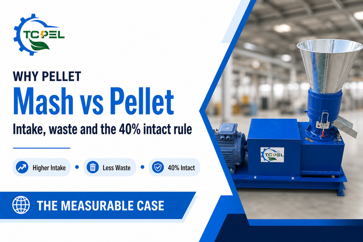 Why Pellet Your Feed? The Measurable Case Over Mash and Bagged Feed — TCPEL