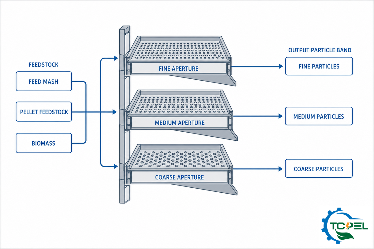 Screen Selection & Particle Size Control — TCPEL