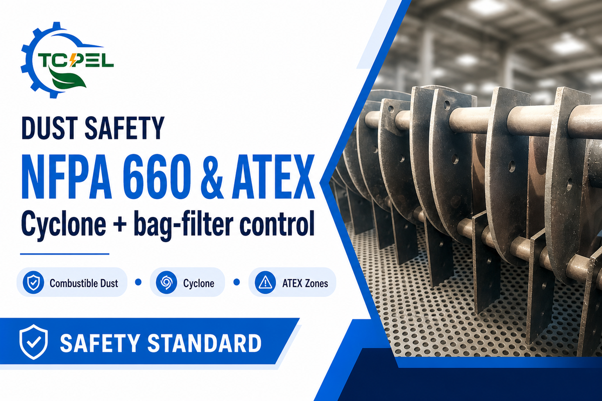 Dust-Explosion Safety: NFPA 660 & ATEX for Fine Grinding — TCPEL