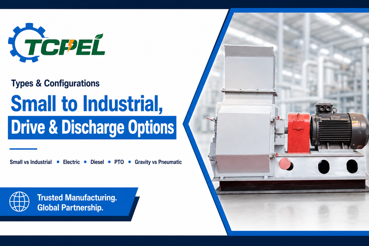 Types and Configurations of Wood Hammer Mills — TCPEL