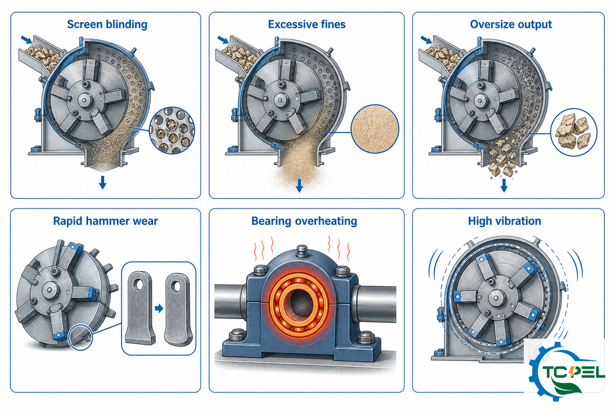 Common Wood Hammer Mill Problems and How to Fix Them — TCPEL