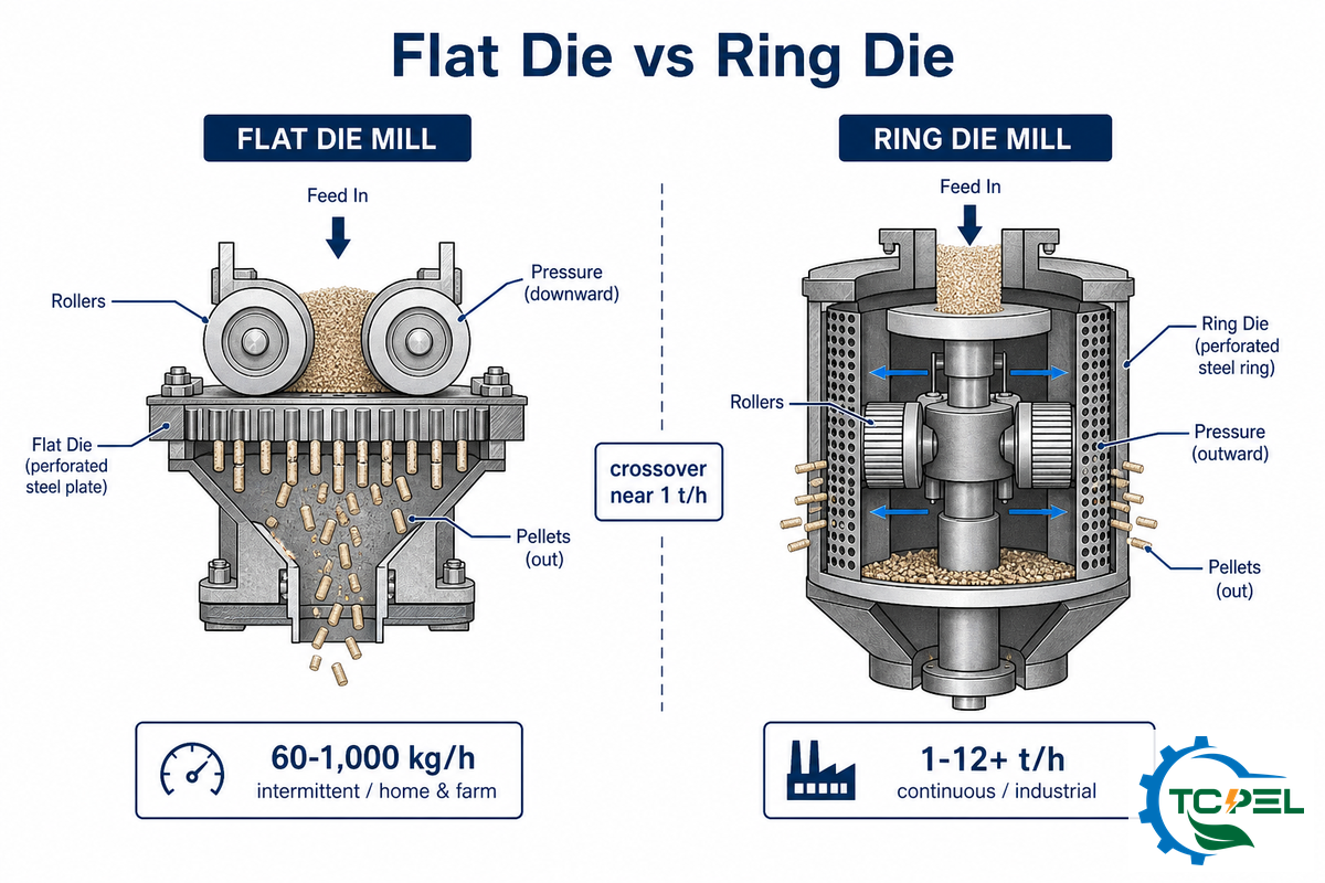 Flat Die vs Ring Die: The Two Machine Architectures — TCPEL