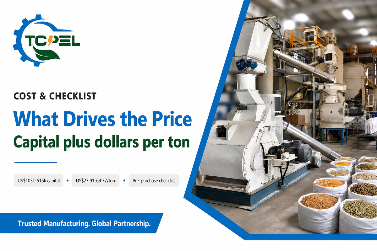 What Drives Biomass Hammer Mill Cost, and a Pre-Purchase Checklist — TCPEL