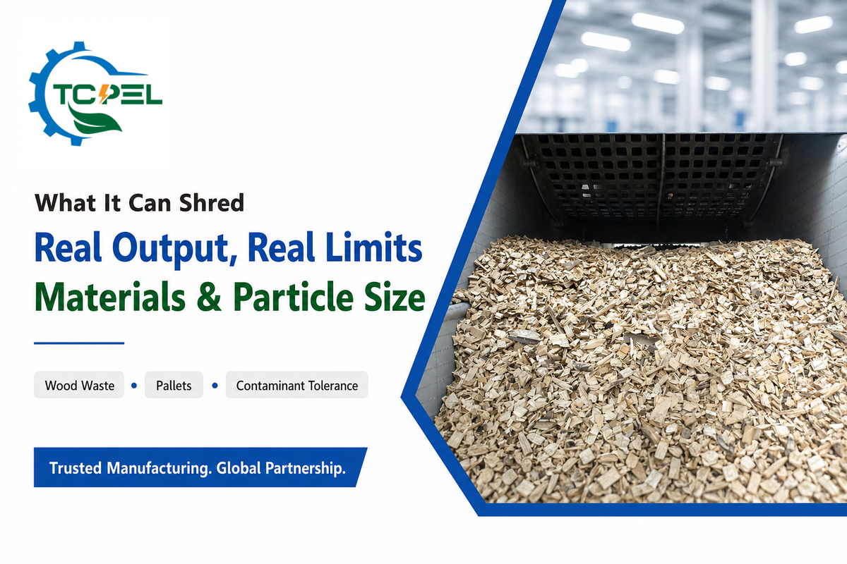 What a Double-Shaft Shredder Can (and Can't) Shred — TCPEL