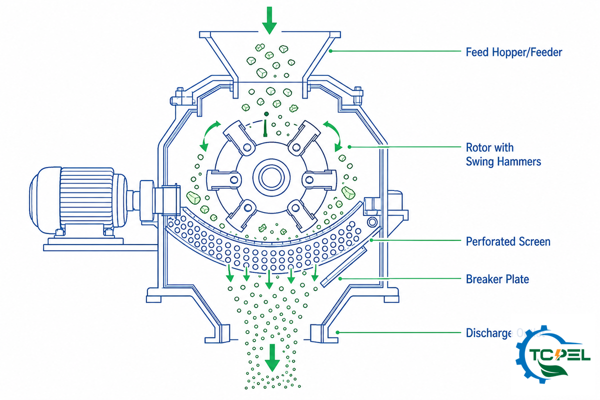 How a Feed Grinding Hammer Mill Works — TCPEL