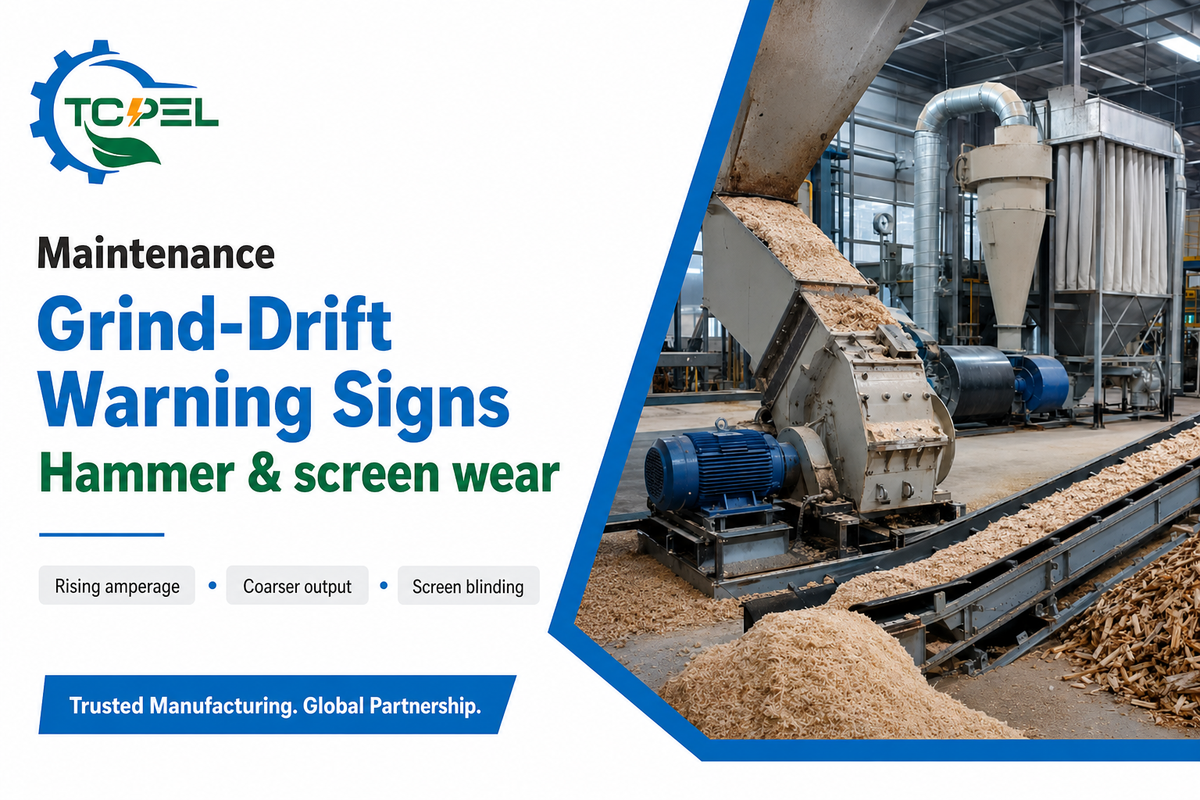 Keeping Particle Size Consistent: Hammer & Screen Wear — TCPEL