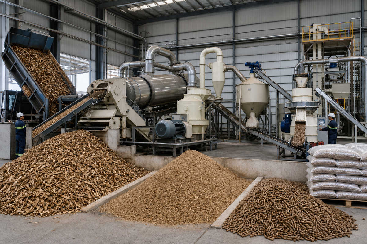 How Biomass Fuel Pellets Are Made, and What Changes in the Production Process — TCPEL