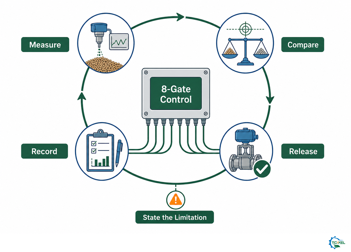 Variable Feedstocks Raise the Evidence Bar: The 8-Gate Feedstock-to-Pellet Control Map — TCPEL