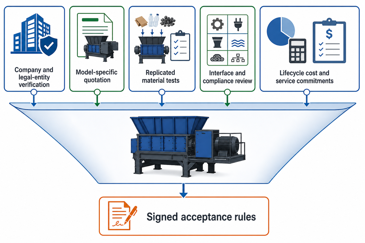 Shortlist the Manufacturer, Then Validate the Machine — TCPEL