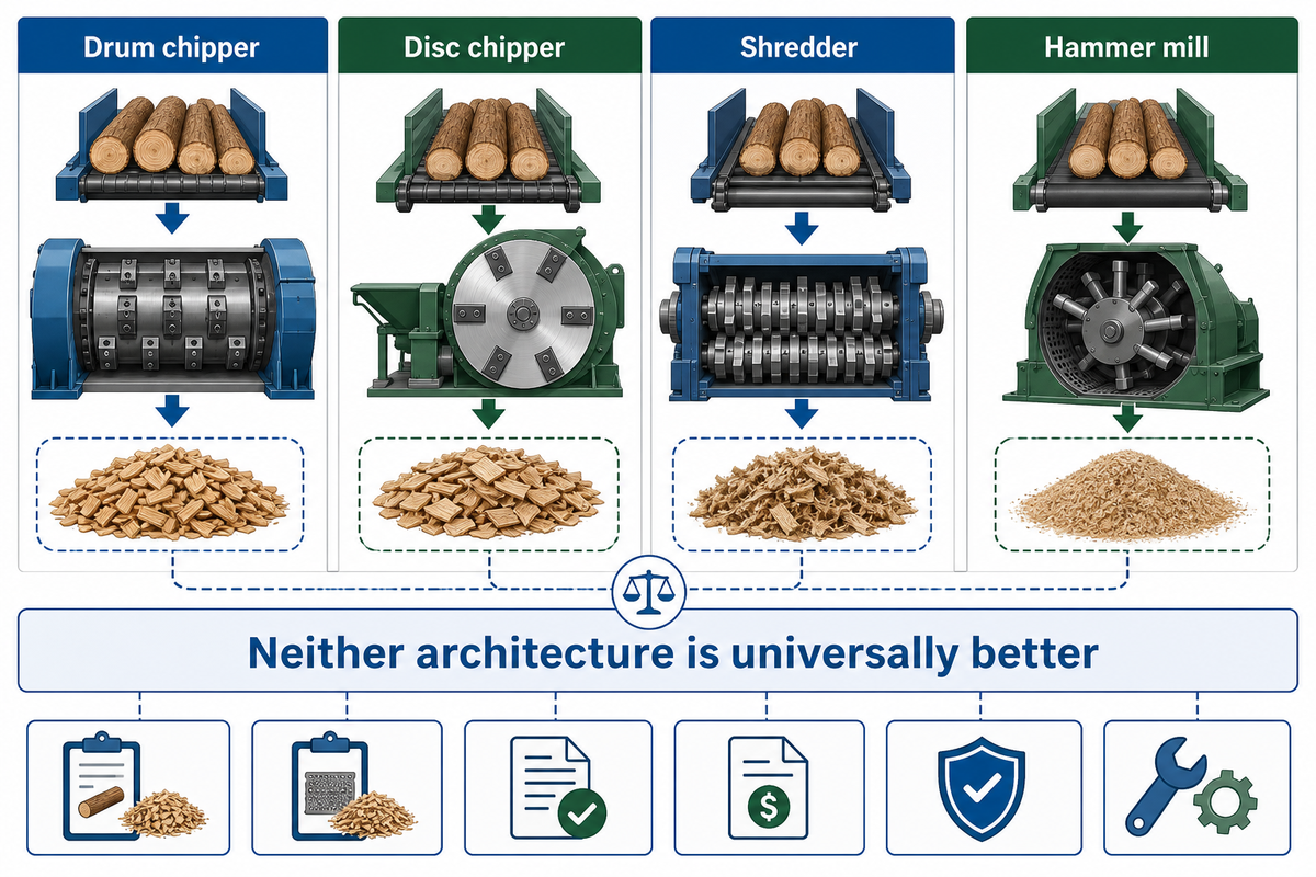 Drum Chipper, Disc Chipper, Shredder, and Hammer Mill Boundaries — TCPEL