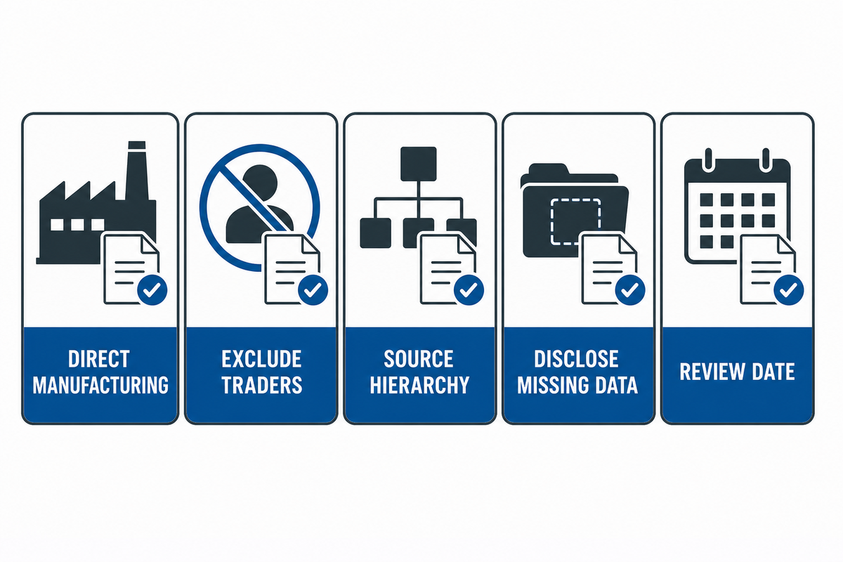 How We Selected These Manufacturers — TCPEL