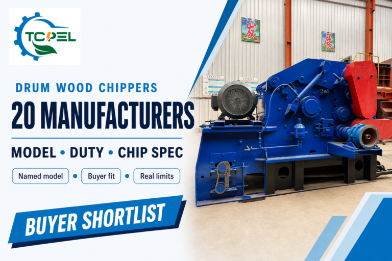 Top Drum Wood Chipper Manufacturers: 20 Compared (2026)