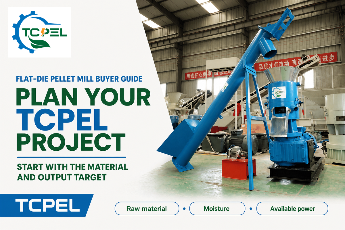 TCPEL requests material, moisture, target output and available power to discuss a suitable equipment package.