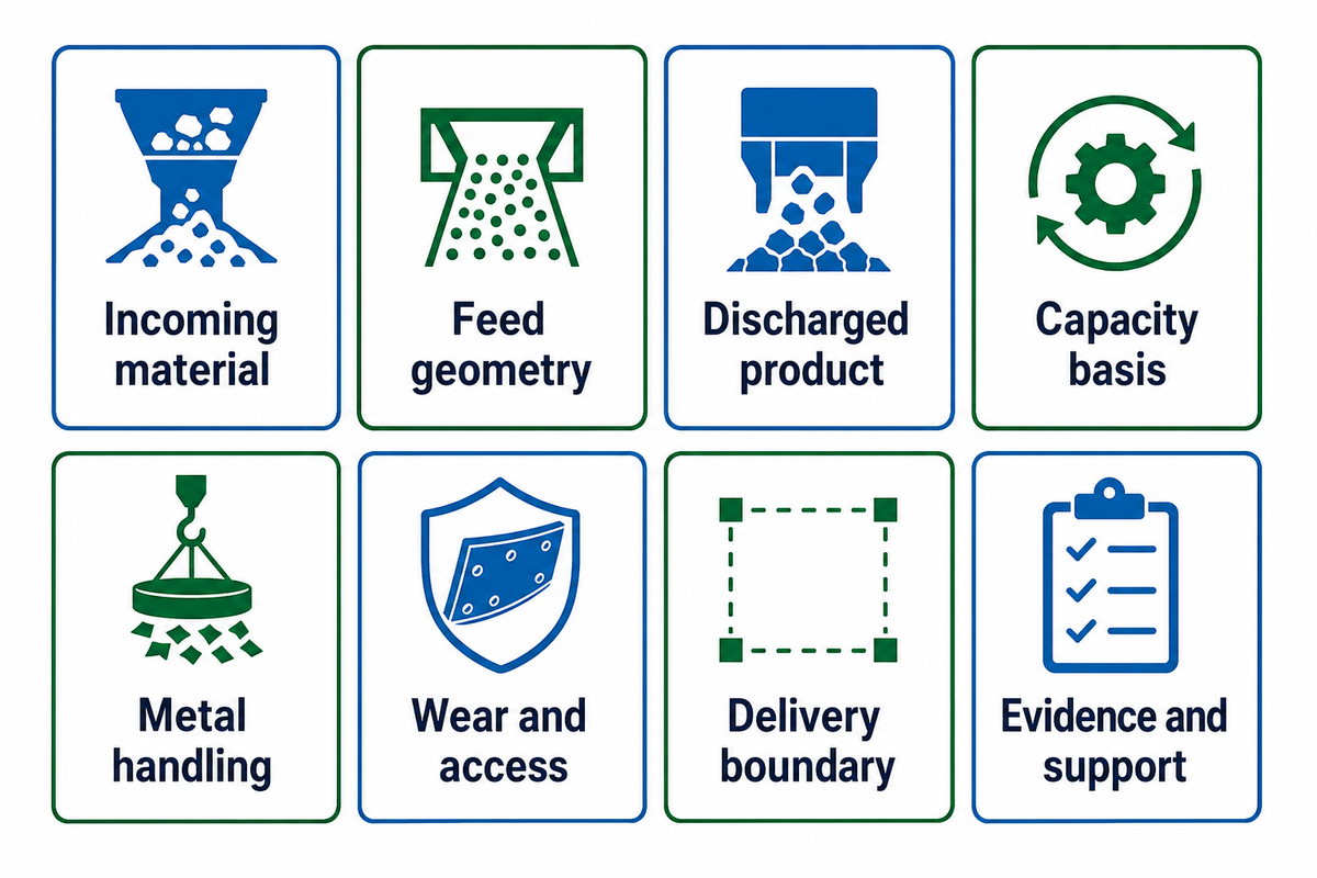 Compare the complete purchasing duty for pallet-crusher purchasing.